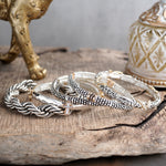Luna Links – Silver Boho Bangles Collection