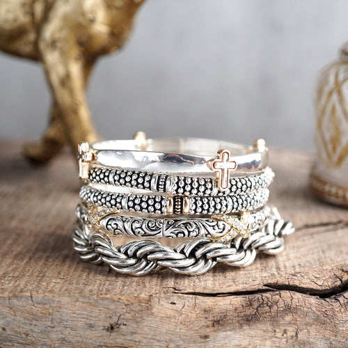Luna Links – Silver Boho Bangles Collection
