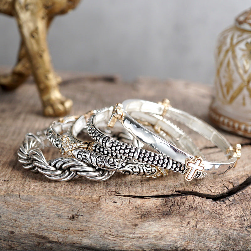 Luna Links – Silver Boho Bangles Collection