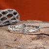 Silver Prairie Crystal Boho Stretch Bangles