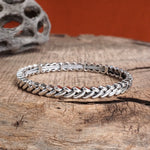Silver Prairie Crystal Boho Stretch Bangles