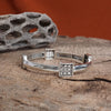 Desert Dream Stretch Bangles – Silver-Toned Western Glam with Crystal Kisses