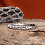 Desert Dream Stretch Bangles – Silver-Toned Western Glam with Crystal Kisses