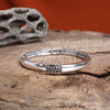 Desert Dream Stretch Bangles – Silver-Toned Western Glam with Crystal Kisses