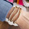 Everyday Ease – Stretchy Trio Bracelet Set in Gold or Silver Tone