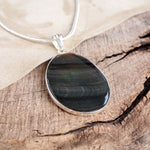 Timeless Classic Pendant Necklace - Mother Of Pearl Abalone