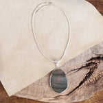 Timeless Classic Pendant Necklace - Mother Of Pearl Abalone