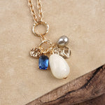 Desert Bloom – Long Cluster Charm Necklace