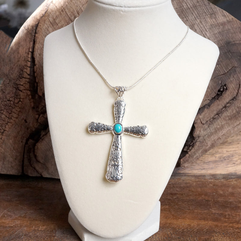 Timeless Classic Cross Necklace – Filigree Design