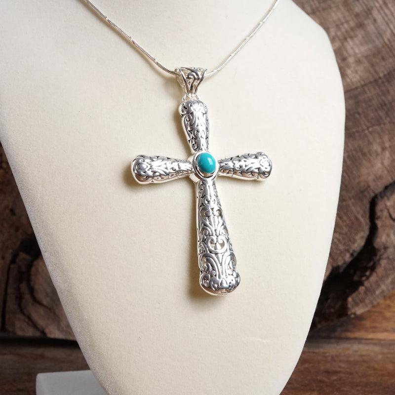 Timeless Classic Cross Necklace – Filigree Design