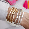 Everyday Ease – Stretchy Trio Bracelet Set in Gold or Silver Tone