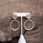 Boho Coin and Hoop Earrings – Silver & Gold Tone