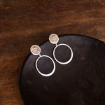 Boho Coin and Hoop Earrings – Silver & Gold Tone