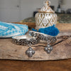 Graceful Whimsy – Classic Filigree Stretchy Bangle with Charm