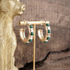 Celestial Glow – Fall Jeweled Hoop Earrings