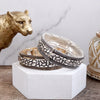 Moon Pebble – Textured Wide Stretch Bangle