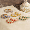 Celestial Glow – Fall Jeweled Hoop Earrings