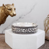 Moon Pebble – Textured Wide Stretch Bangle