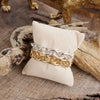 Bold Links – Chunky Chain Stretchy Bracelet - in Gold or Silver