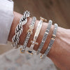 Luna Links – Silver Boho Bangles Collection