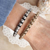 Western Bubble Bangle Bracelets – Worn Gold or Silver Tone