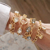 Brilliant Bond – Statement Chain Bracelets with Reflective Crystals