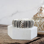 Boho Luxe – Wide Statement Stretch Bangles (6 Styles)