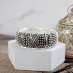 Boho Luxe – Wide Statement Stretch Bangles (6 Styles)