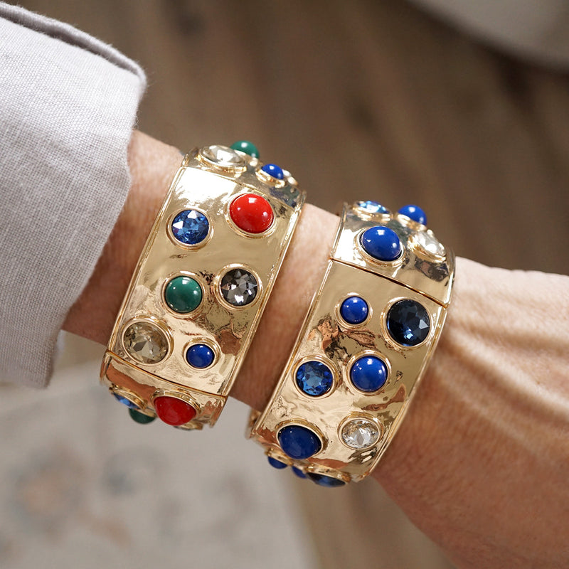 Starlit Shimmer – Crystal Cab Stretchy Bangle
