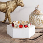 Radiant Array – Statement Stretchy Gem Bangle