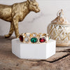 Radiant Array – Statement Stretchy Gem Bangle