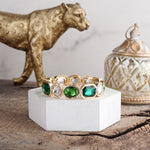 Radiant Array – Statement Stretchy Gem Bangle