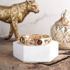 Sparkly Crystal Stretch Bangles – Gold Tone with Color Options
