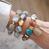 Boho Harmony – Chunky Acrylic Stretchy Bracelets
