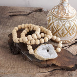 Wooden Beads, Sliced Stone Bracelet Set