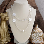 Starlit Relics – Coin & Crystal Drop Earrings