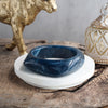 Earth Edge – Square Resin Chunky Statement Bangle