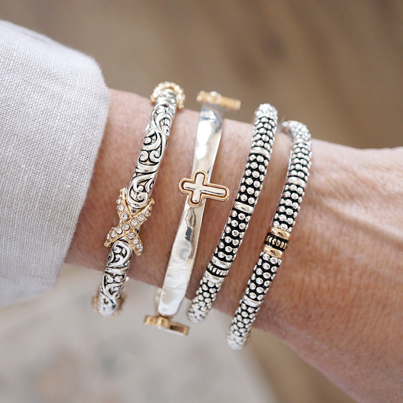 Luna Links – Silver Boho Bangles Collection