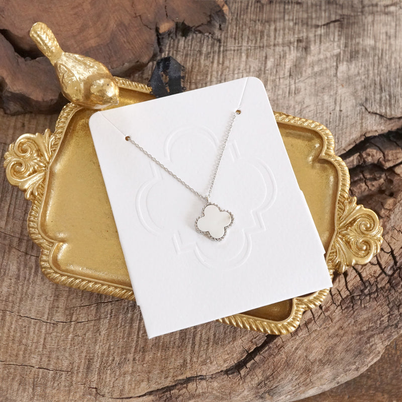 Short Dainty Clover Elegant Gift Necklace
