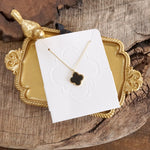 Short Dainty Clover Elegant Gift Necklace