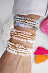 Sunwashed Layers – Dainty Beaded Bracelet Set (4pc)