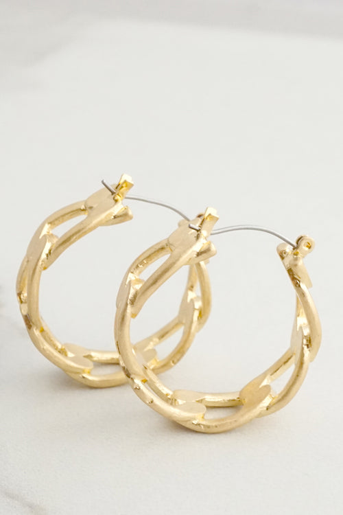 Hoop Link Earrings