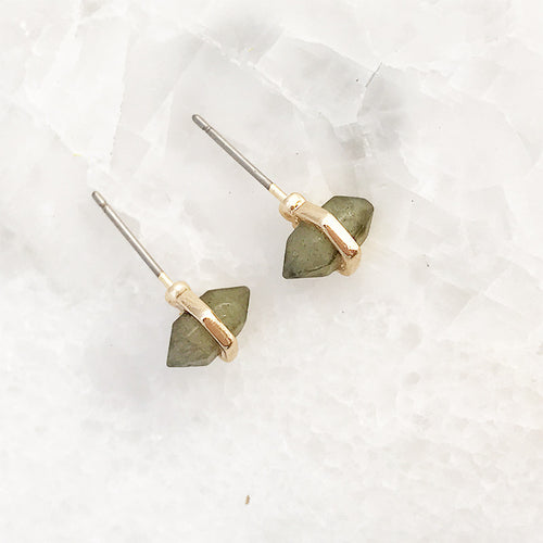 Tiny Semi Precious Stud Earrings